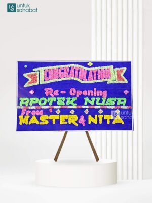 Papan Bunga Selamat Batam 1