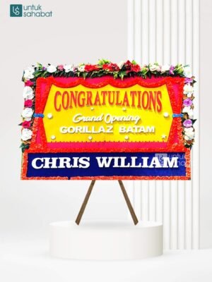 Papan Bunga Selamat Batam 3