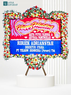 Papan Bunga Wedding Bandung 4