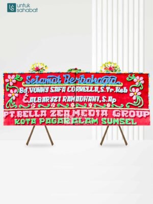 Papan Bunga Wedding Pagar Alam 08