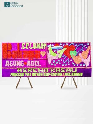 Papan Bunga Wedding Pagar Alam 10