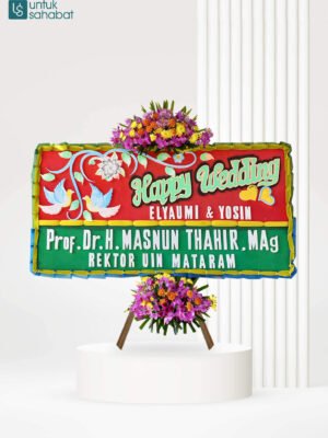 Papan Bunga Wedding Palembang 1