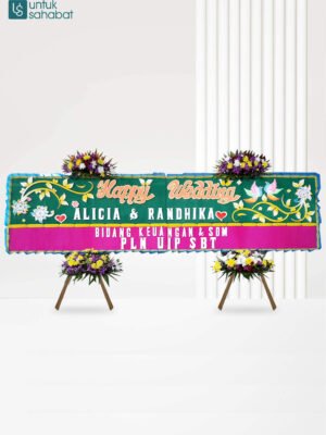 Papan Bunga Wedding Premium Palembang 2