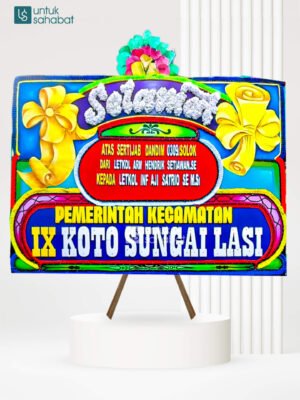 Papan Congratulation Solok 1