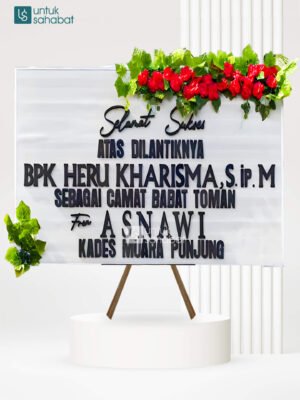 Papan Kayu Congratulation Banyuasin 1