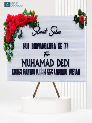 Papan Kayu Congratulation Banyuasin 3