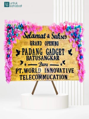 Papan Kayu Congratulation Batusangkar 1