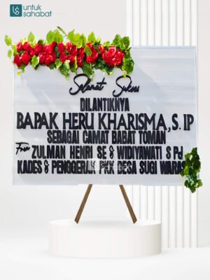 Papan Kayu Congratulation Musi 2