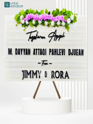 Papan Kayu Congratulation Musi 8