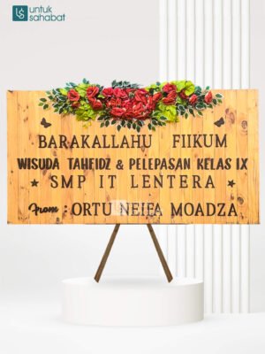 Papan Kayu Congratulation Rokan Hulu 1
