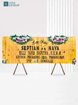 Papan Kayu Wedding Bangkinang 13