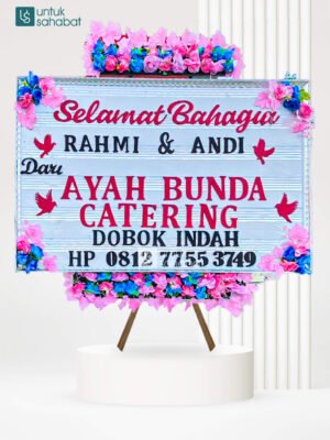 Papan Kayu Wedding Batusangkar 4