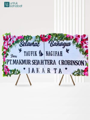 Papan Kayu Wedding Batusangkar 6