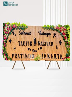 Papan Kayu Wedding Batusangkar 7
