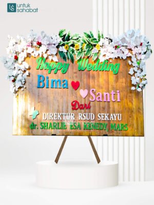 Papan Kayu Wedding Bayuasin 11