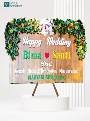 Papan Kayu Wedding Bayuasin 12