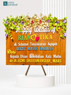 Papan Kayu Wedding Bayuasin 15