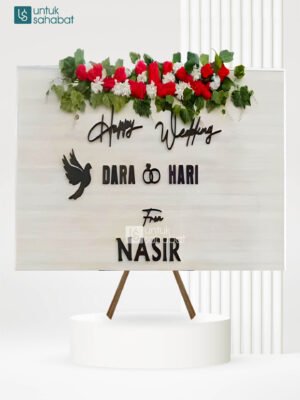 Papan Kayu Wedding Bayuasin 2