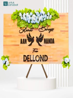 Papan Kayu Wedding Bayuasin 3