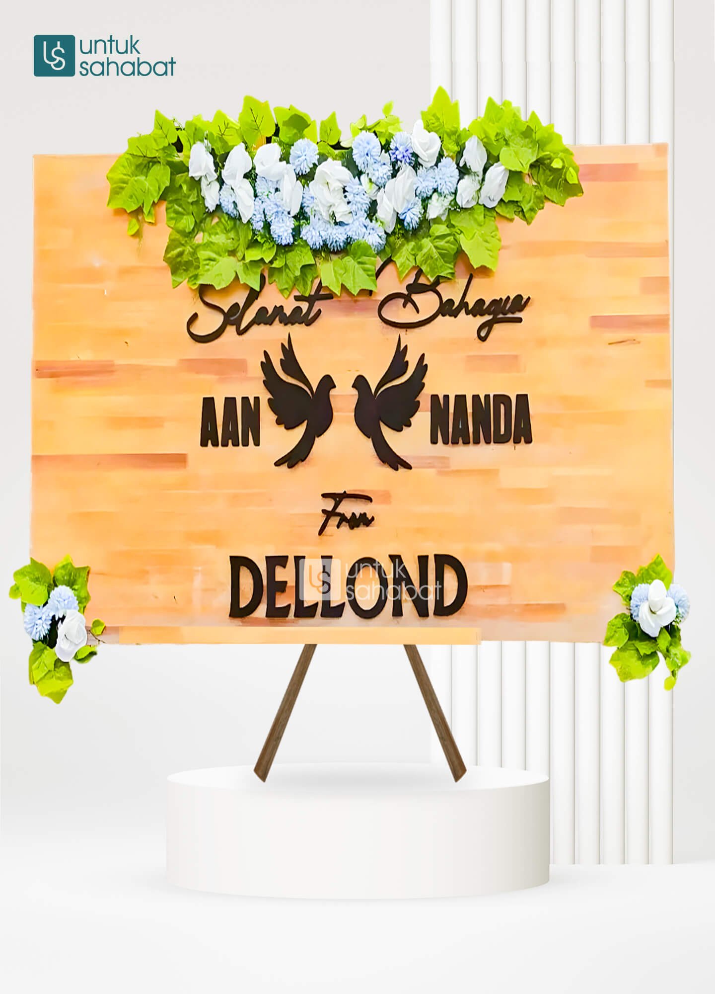 Papan Kayu Wedding Bayuasin 3