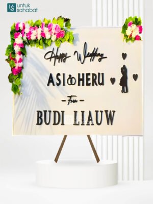 Papan Kayu Wedding Bayuasin 5