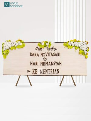 Papan Kayu Wedding Bayuasin 8