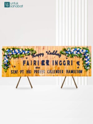 Papan Kayu Wedding Bengkalis 2