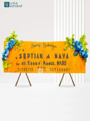 Papan Kayu Wedding Duri 3