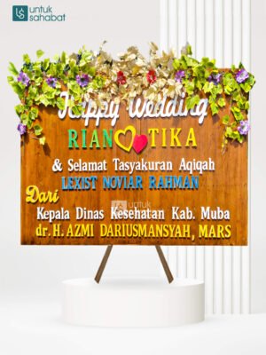 Papan Kayu Wedding Musi 13