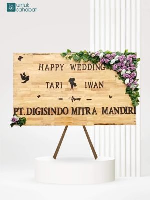 Papan Kayu Wedding Sijunjung 1