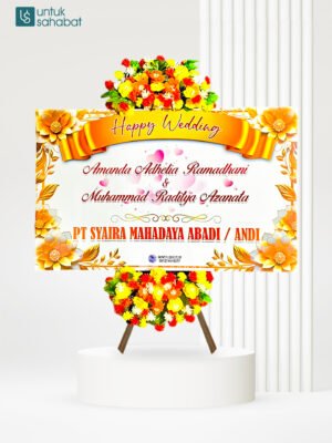 Papan Printing Wedding Ikn 1