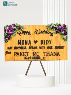 Papan Wedding Rustic Pidie 2