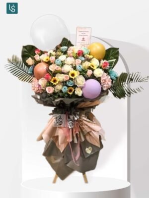 Standing Bouquet Flower Jambi 12