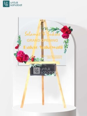 Standing Flower Akrilik Ogan Ulu 1