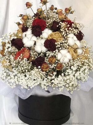 Vintage Dried Flower Box