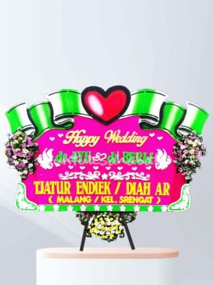 Karangan Bunga Wedding Samarinda 01